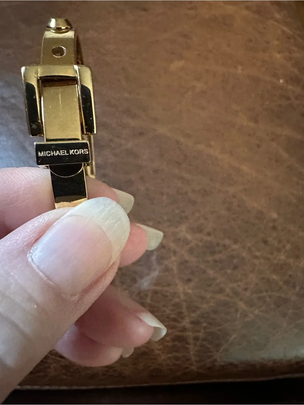 Michael Kors polished gold